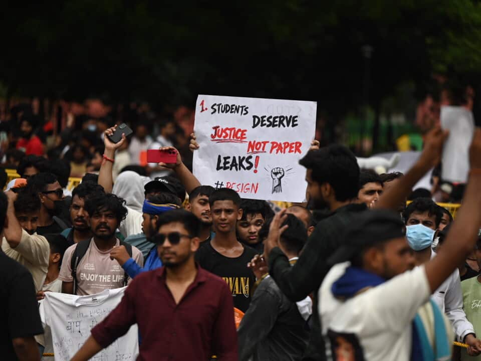 India: CJP Protest: Youth Celebrate After Union Education Minister Dharmendra Pradhan Resigns Following Exam Leak Scandal