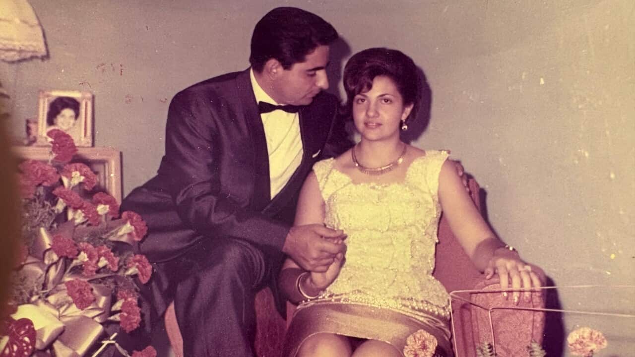 Vincenzo Licata and Josie, his future wife, in 1965.