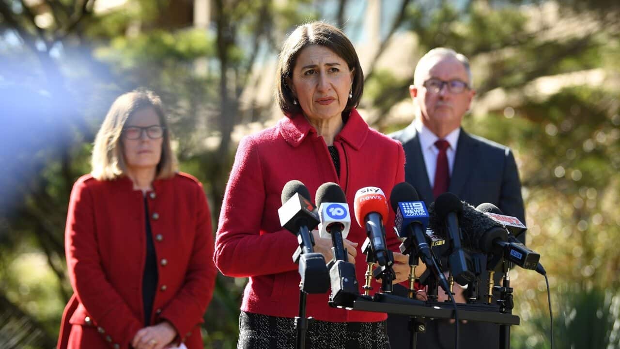 NSW Premier Gladys Berejiklian says announces the temporary closure of the border between Victoria and New South Wales.