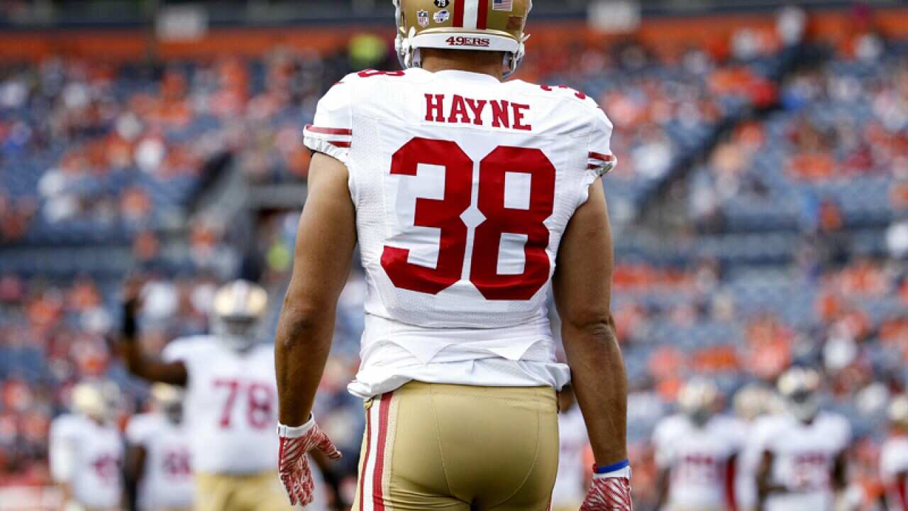 San Francisco 49ers running back Jarryd Hayne