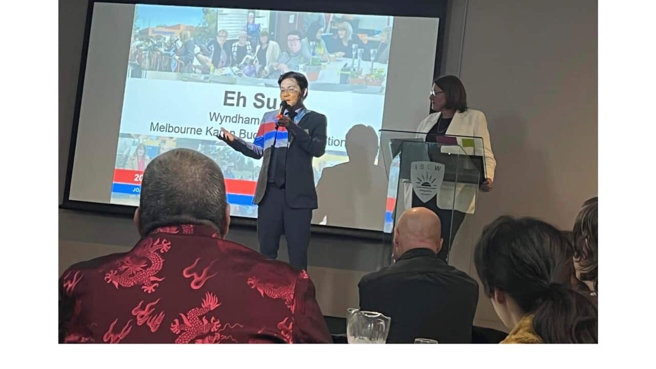 2022 Lalor Hero Award recipient, Saw Eh Su, a Settlement Support Worker from Wyndham Community and Education Centre