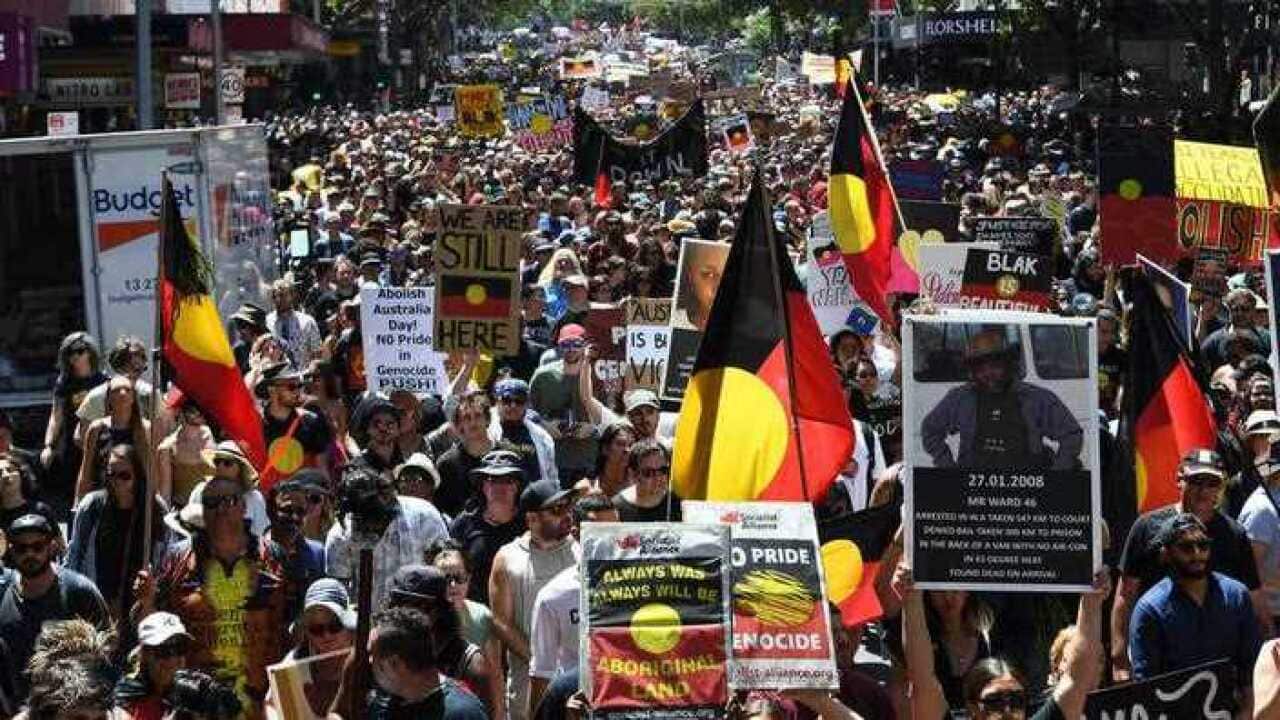 Australia Day Indigenous protest