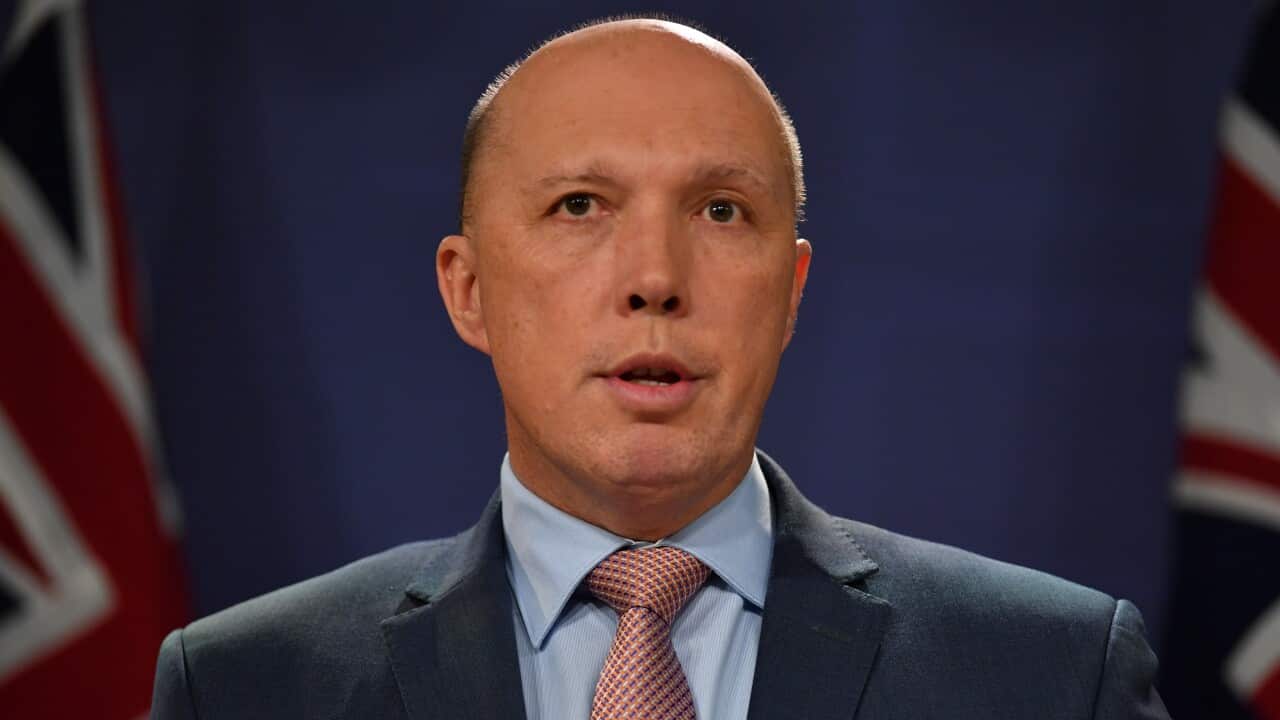 Minister for Home Affairs Peter Dutton.
