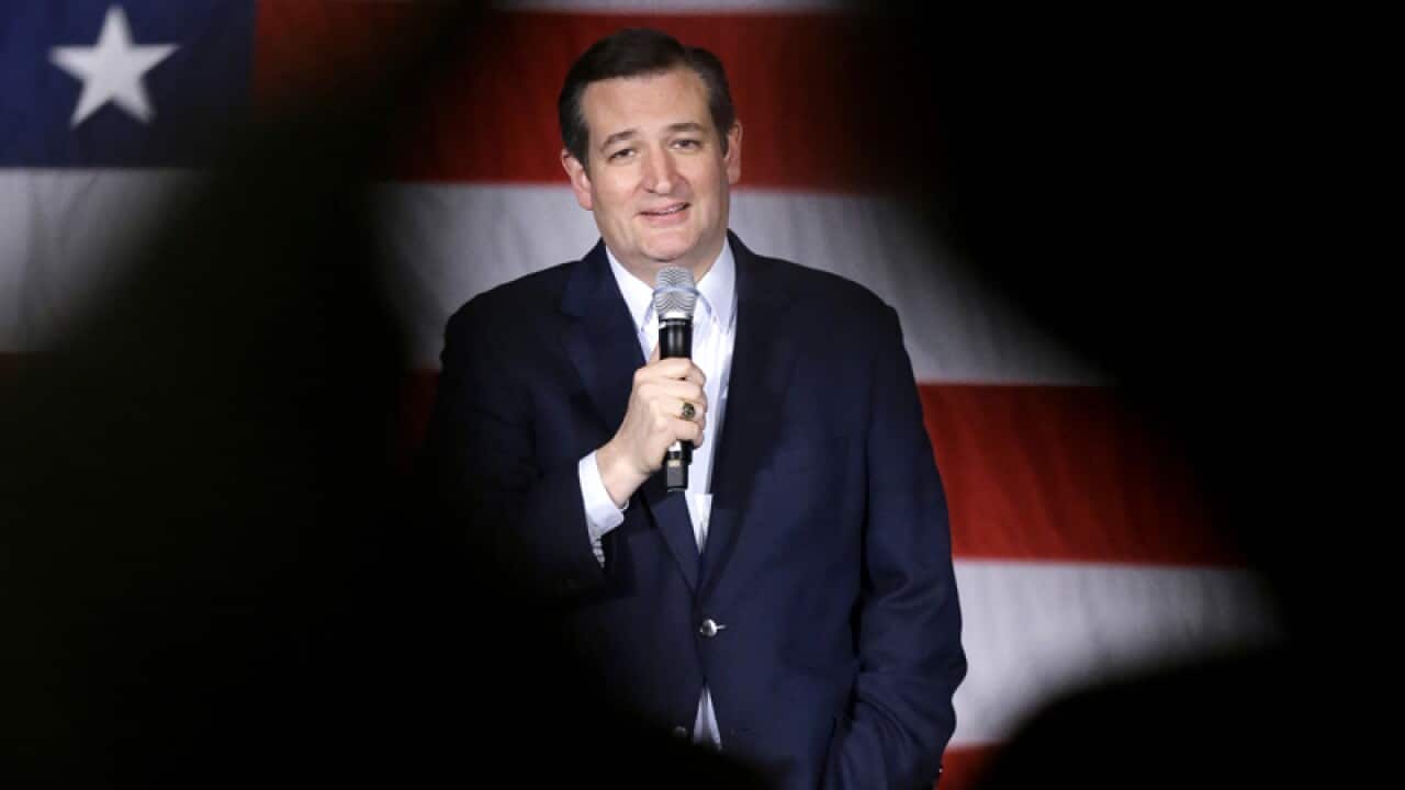 Republican presidential candidate Ted Cruz