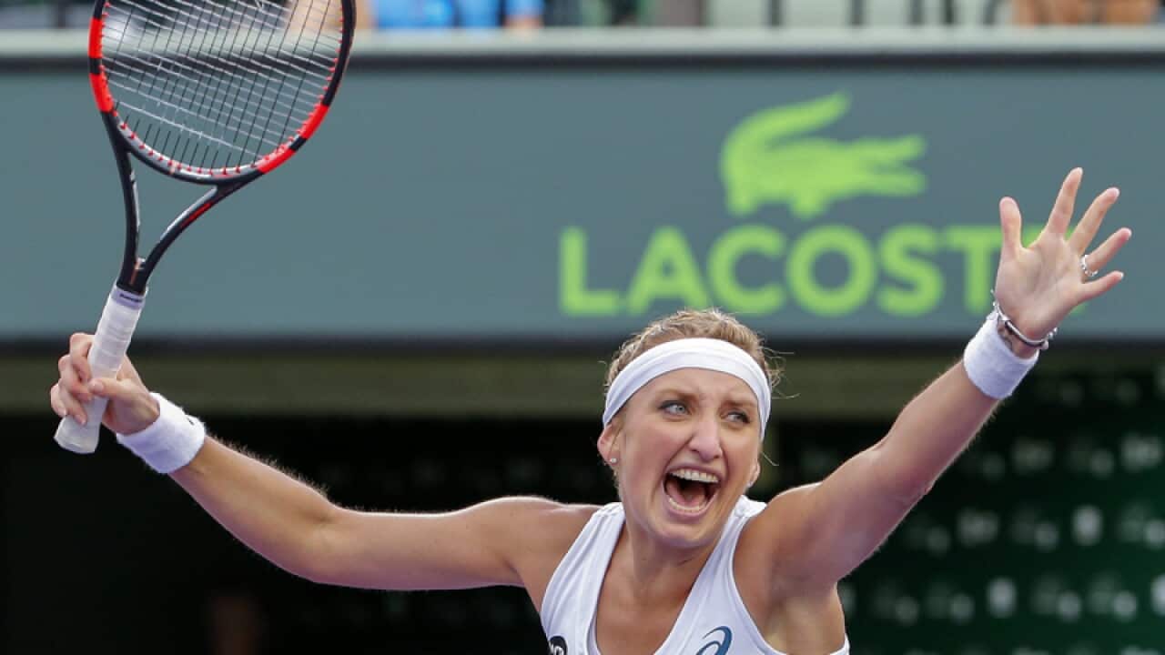 Swiss tennis player Timea Bacsinszky