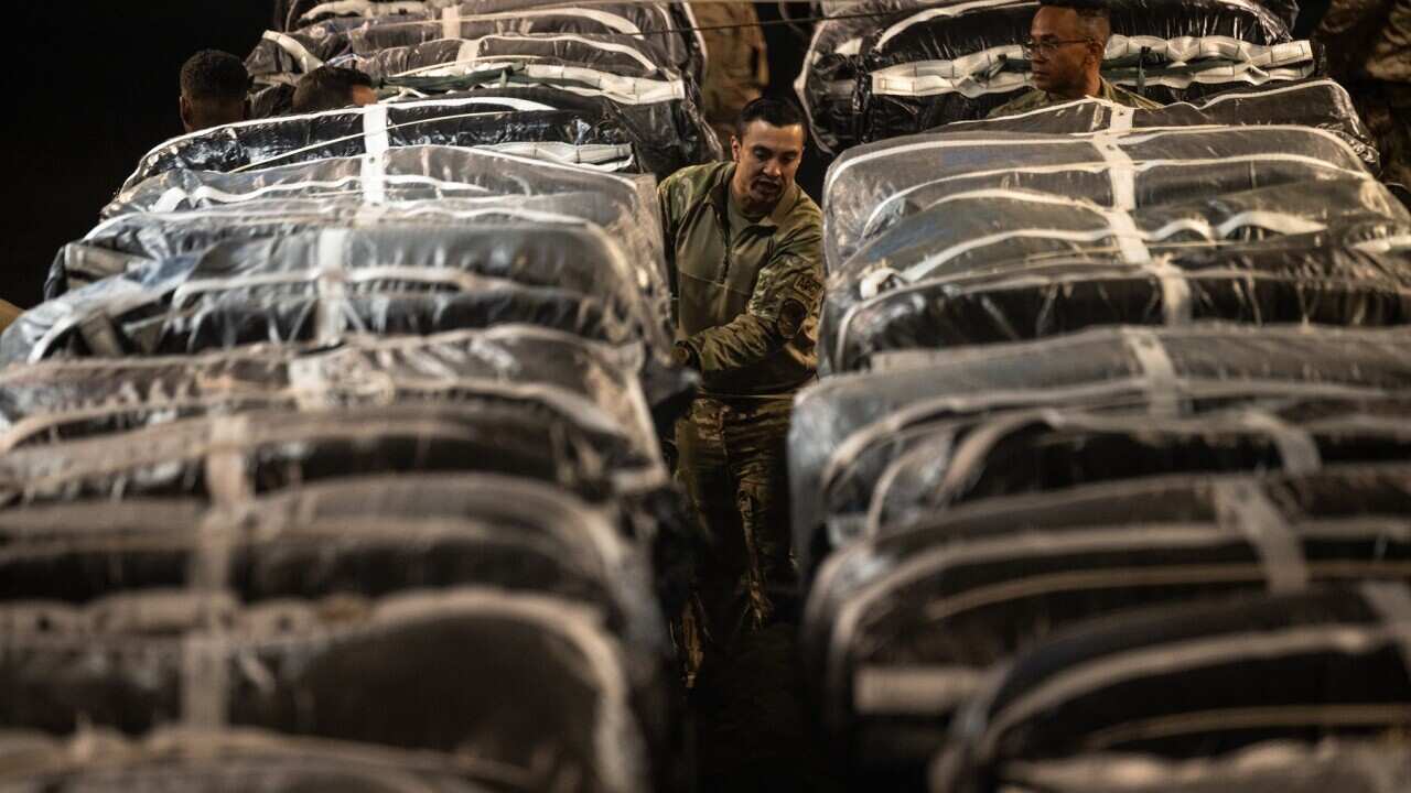 US Carries Out Its First Aid Airdrop In Gaza