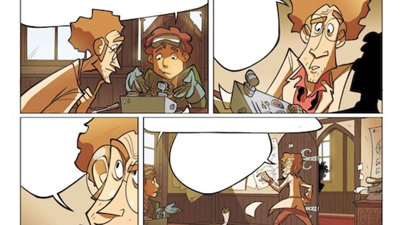 Martina uses comic strips to teach Italian to her students