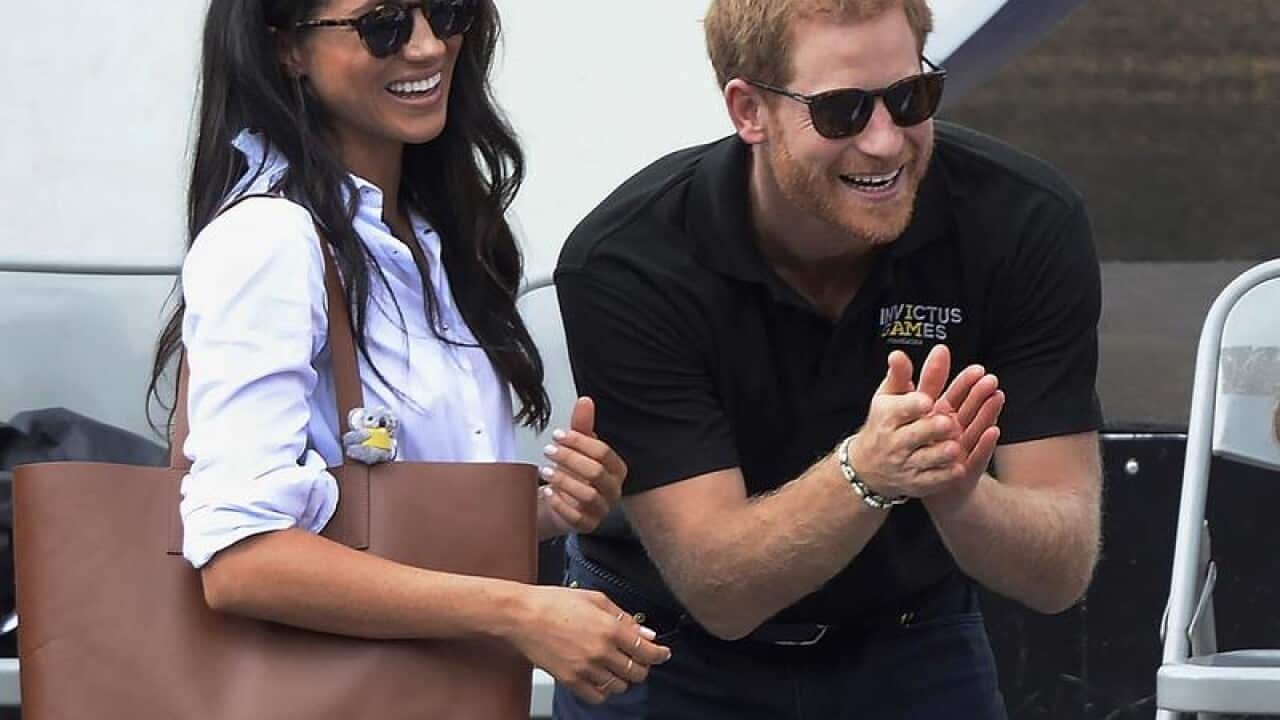 Prince Harry and Meghan Markle at the Invictus Games in Toronto.