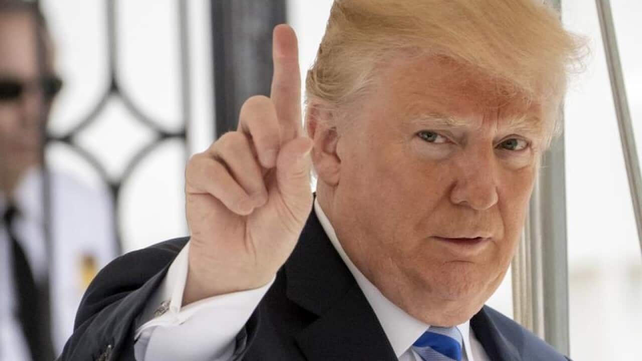 US President Donald Trump