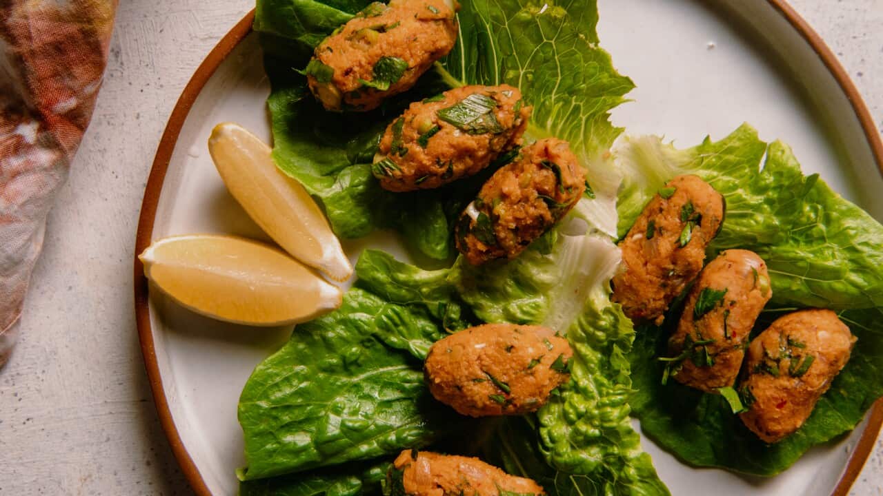 Red lentil kofte (Mercimek köftesi)