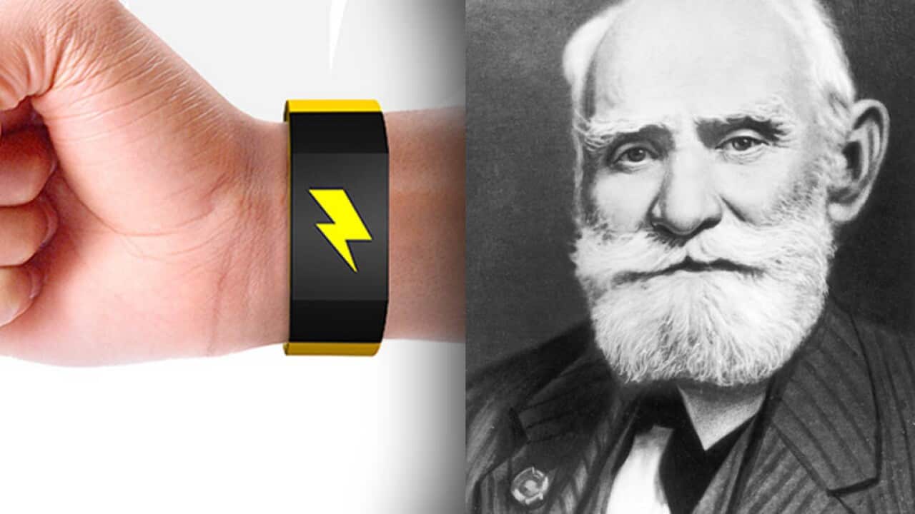 Pavlok wristband, inspired by Russian physiologist Ivan Pavlov.