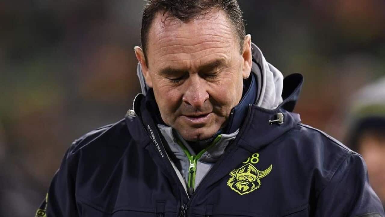 Canberra Raiders coach Ricky Stuart