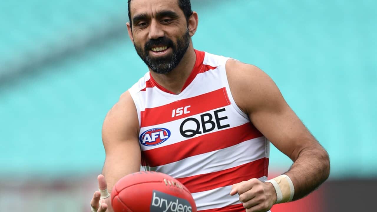 Retired Sydney Swans superstar Adam Goodes