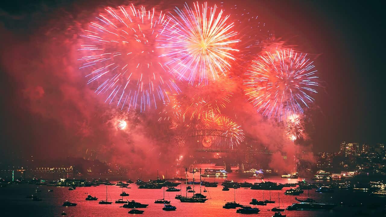 New years eve fireworks