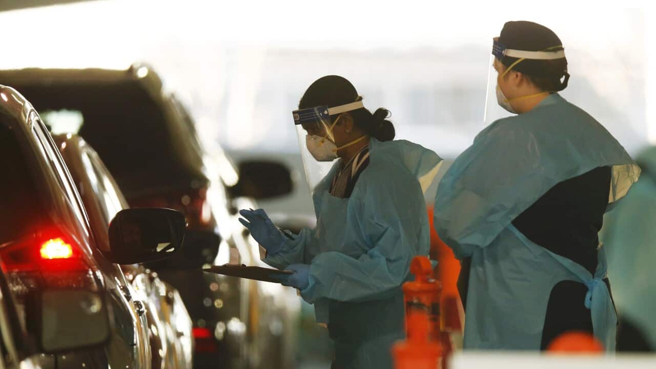 Wafanyakazi wa afya wafanya vipimo vya COVID-19