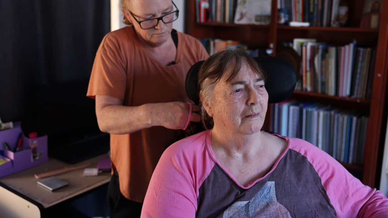 Gloria and her daughter Sarah say the current funding supports for older Australians with a disability are leaving people behind_SBS.jpg
