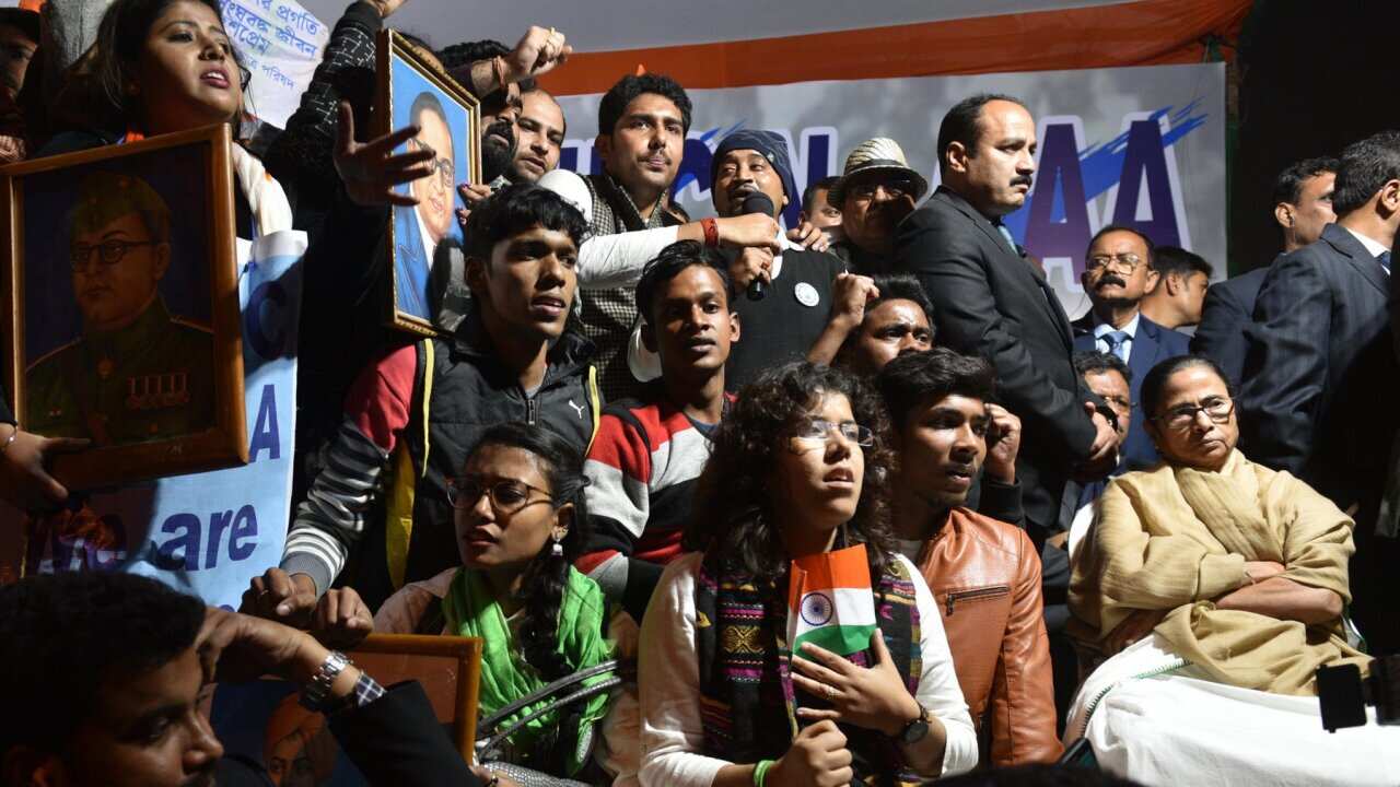 West Bengal Chief Minister Mamata Banerjee Joins Anti-CAA Rally Organized By Trinamool Chhatra Parishad