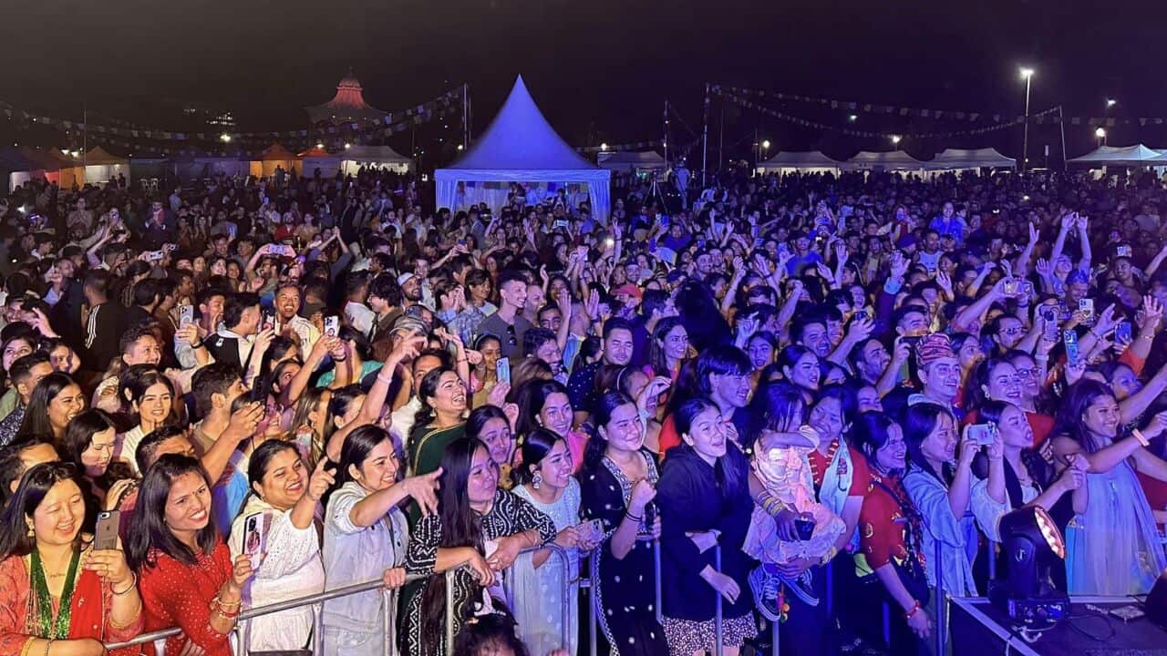 A Nepali community event in Adelaide.