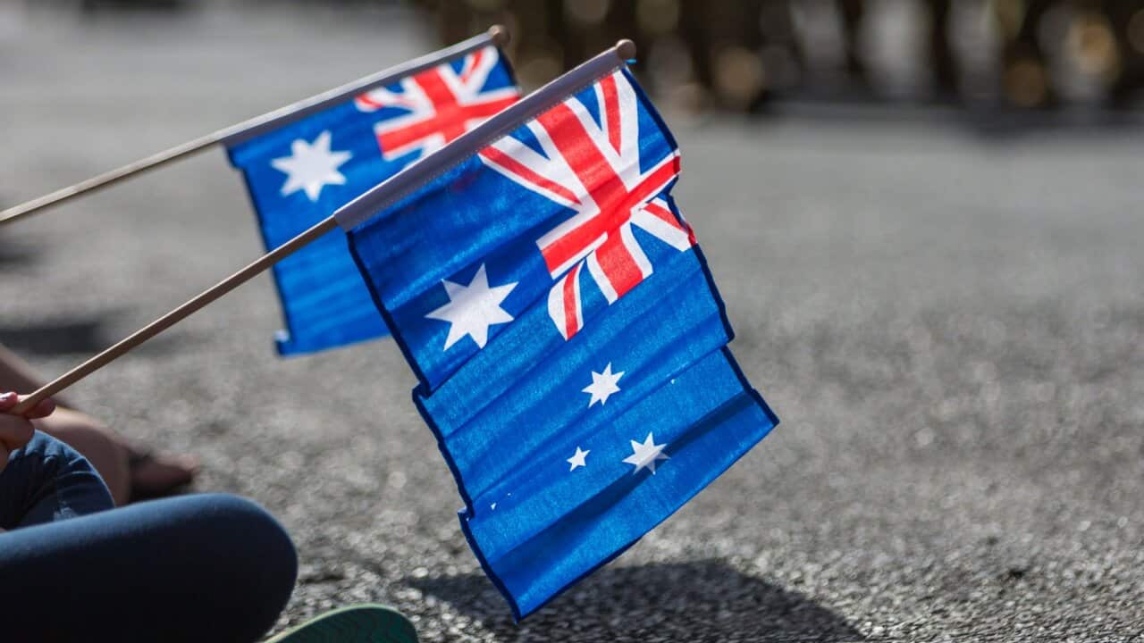 Australian Flags at ANZAC Day
