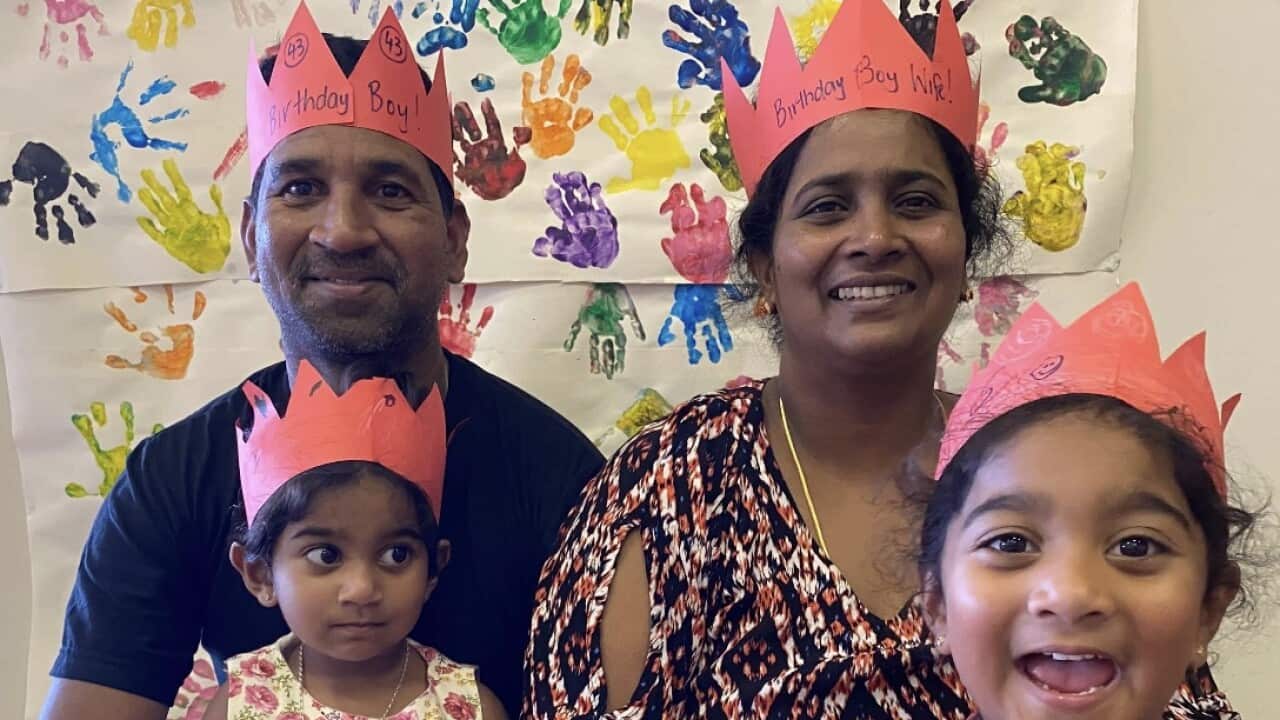 Mother Priya Murugappan has been evacuated from Christmas Island for medical treatment. 