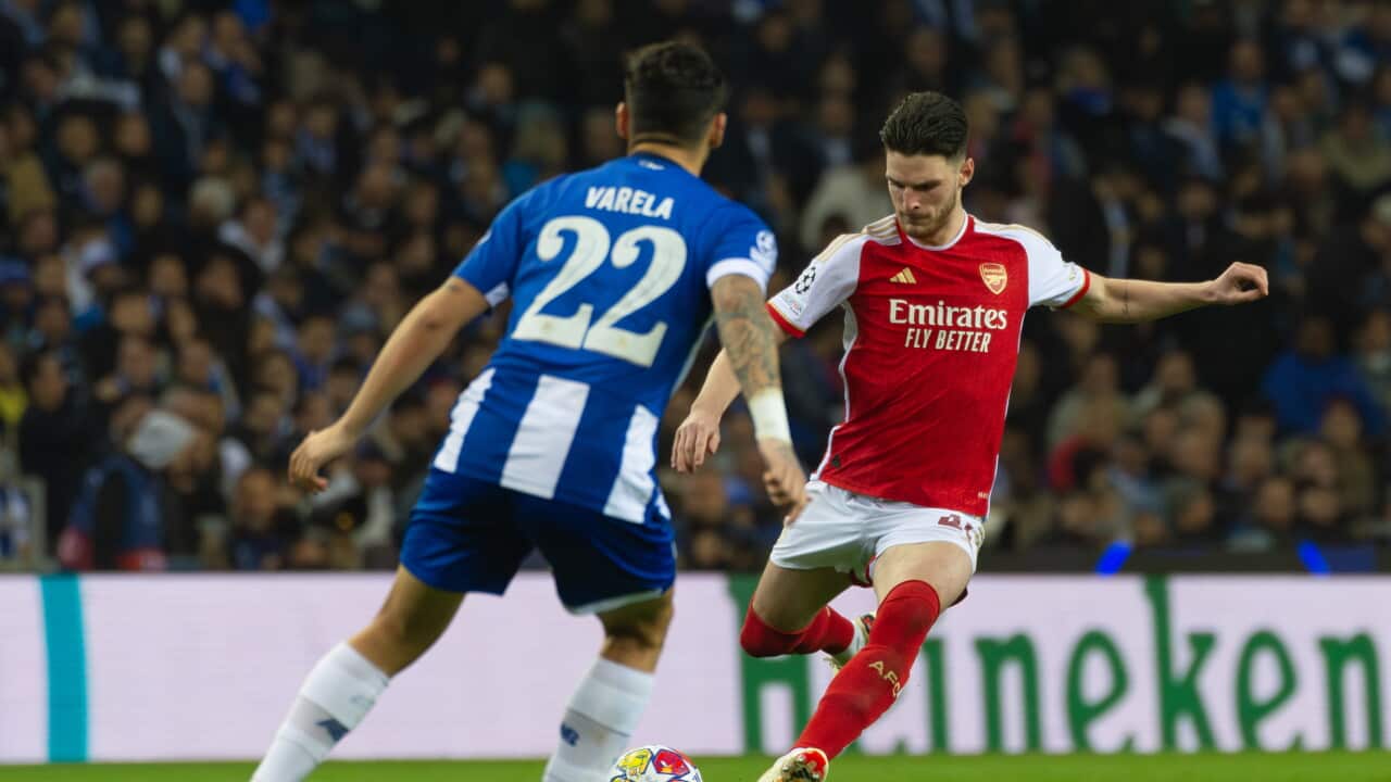 Champions League first leg match of round 16 between FC Porto and Arsenal