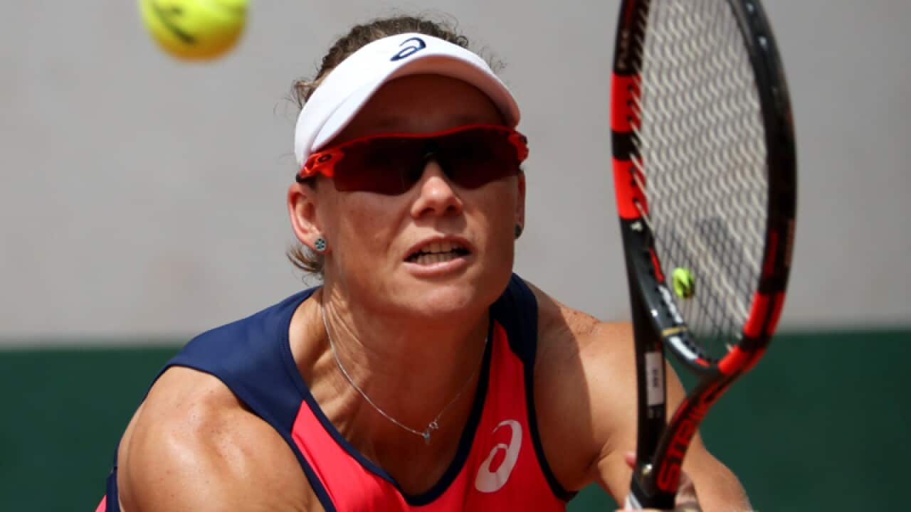Australian tennis player Samantha Stosur