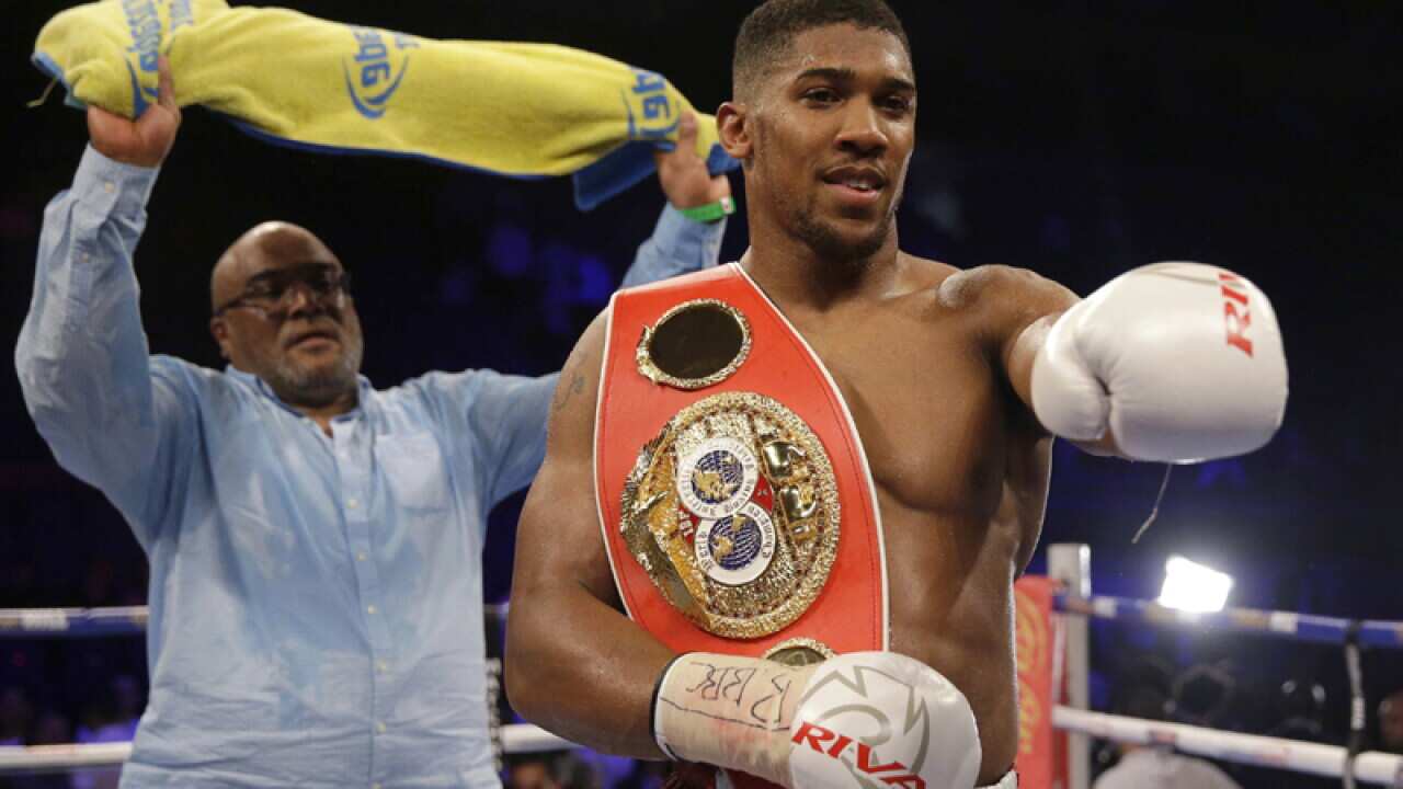 British boxer Anthony Joshua
