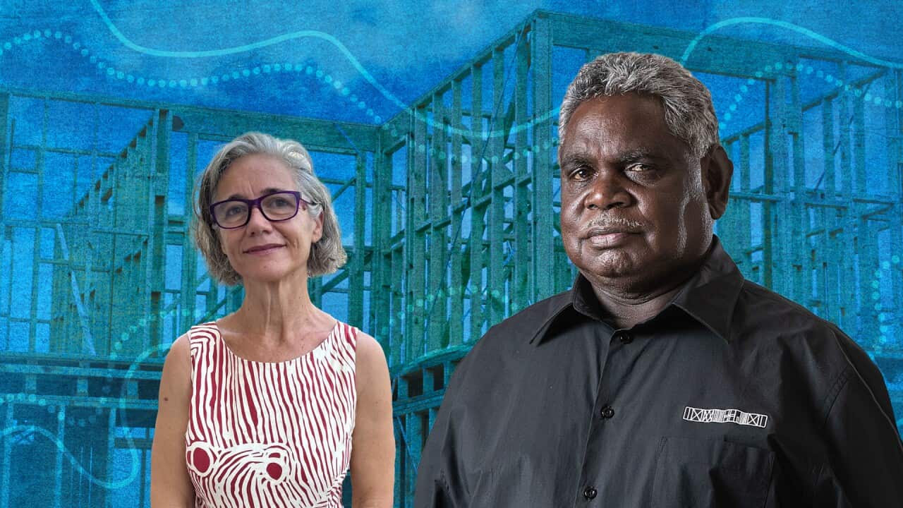 Justine Davis Yingiya Mark Guyula black cladding