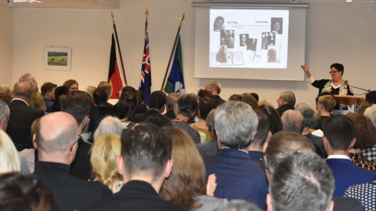 Bei der Veranstaltung zur Buchveröffentlichung