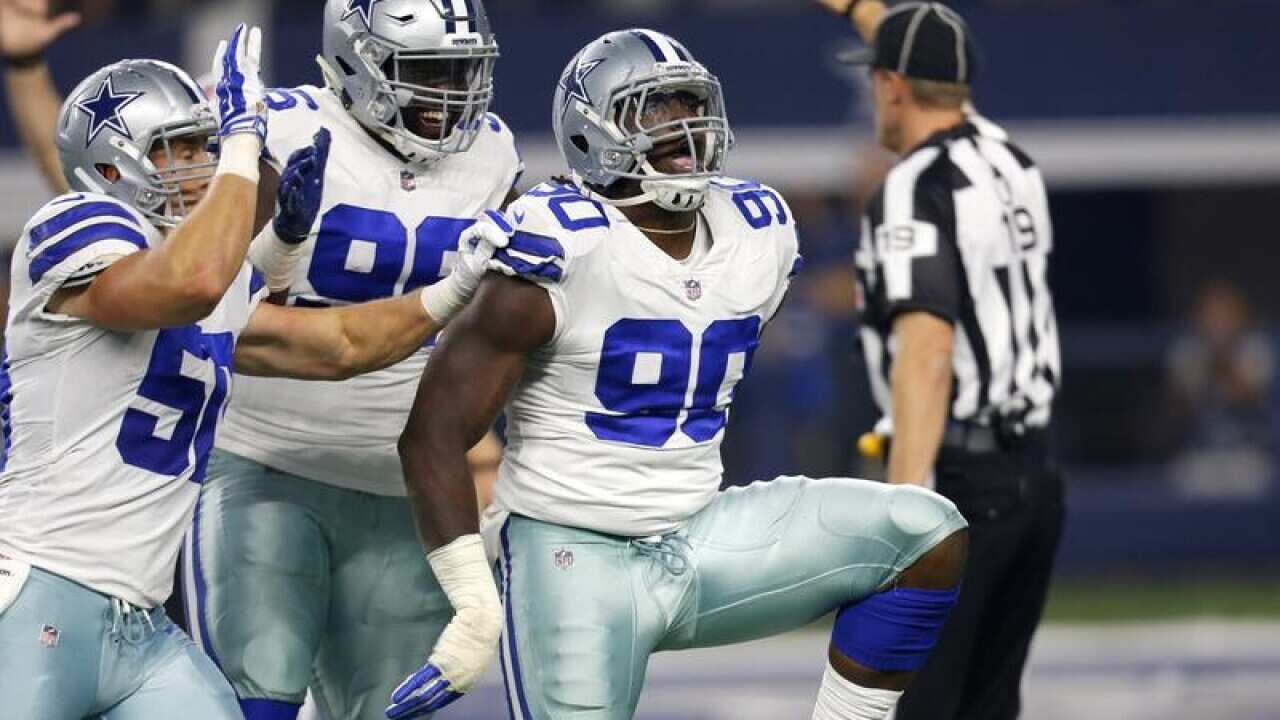 Dallas celebrate a touchdown.