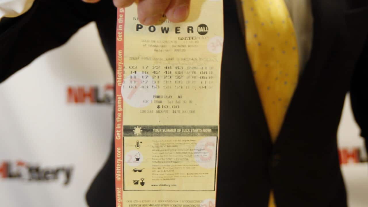 the winning $487 million Powerball ticket