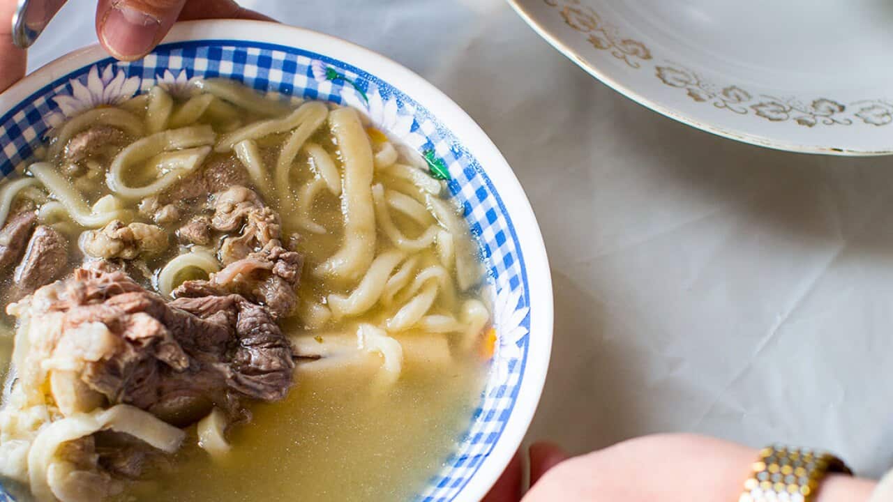Zabaikal-style mutton noodle soup