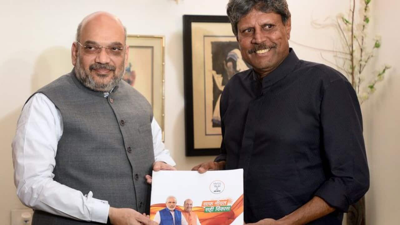 BJP President Amit Shah Meets Former Cricketer Kapil Dev As Part Of Outreach Exercise Of BJP