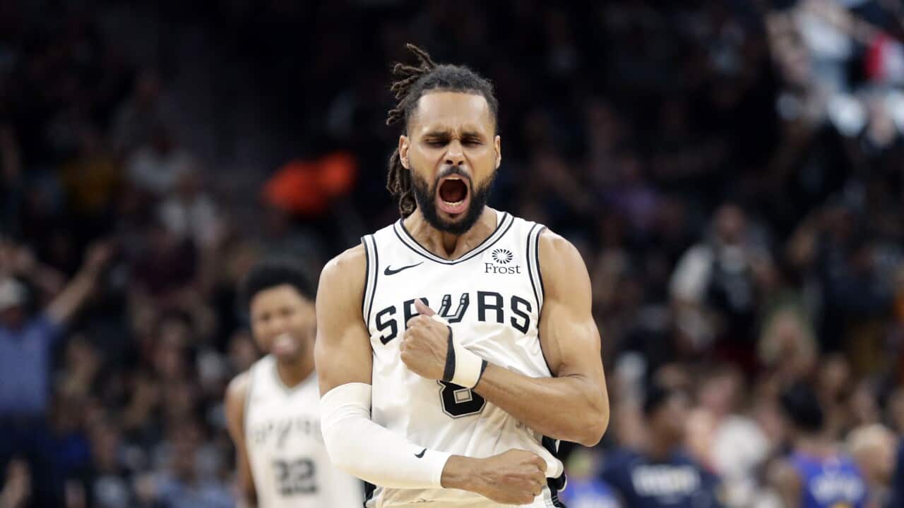 San Antonio Spurs guard Patty Mills