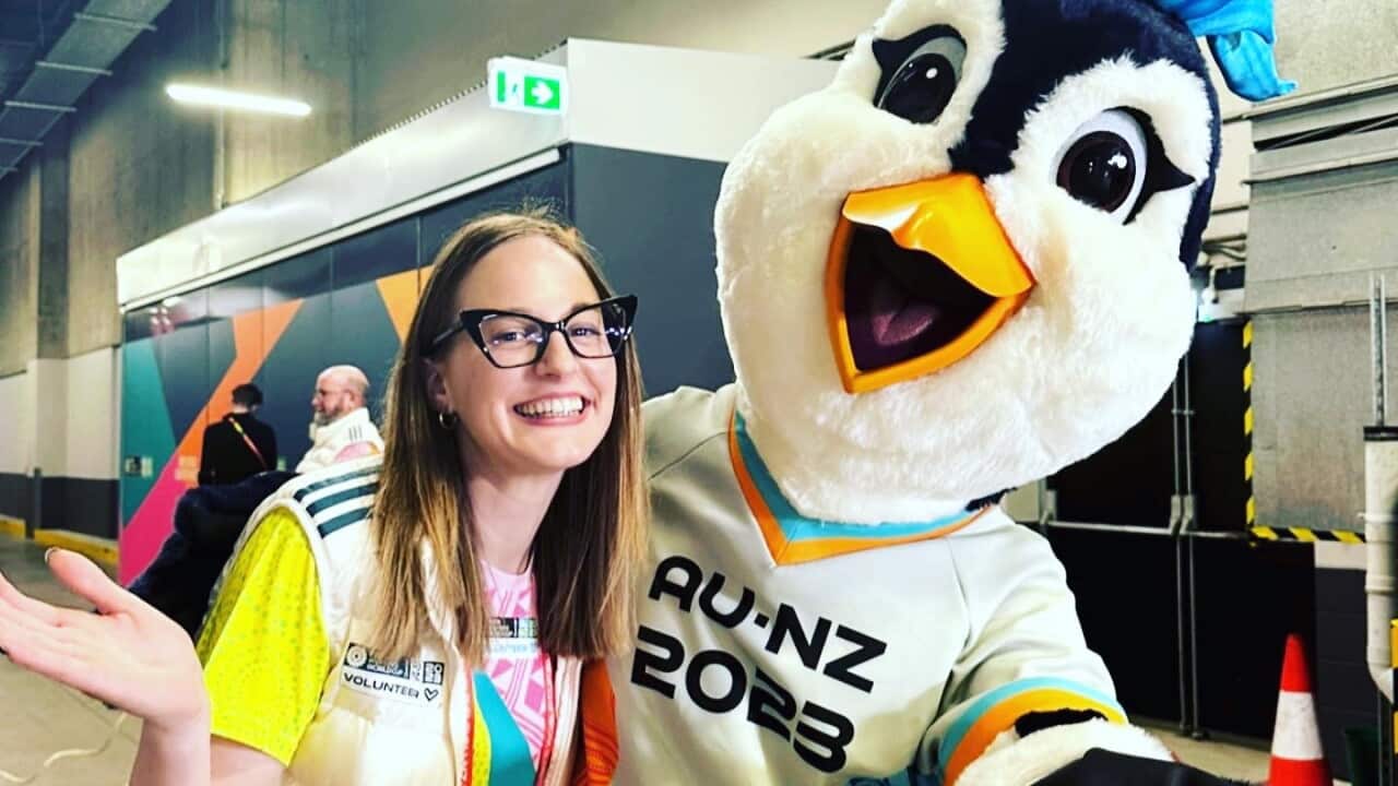 Linda Marchetti e Tazuni, la mascotte ufficiale dei Mondiali di calcio femminili 2023