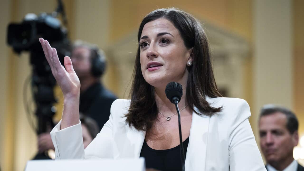 Cassidy Hutchinson, an aide to former White House Chief of Staff Mark Meadows, gives her testimony