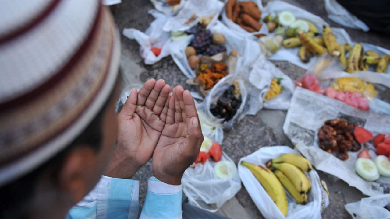 Those observing Ramadan pray before breaking their fast at sun down. (Getty Images)