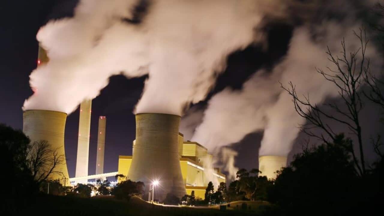 AGL's Loy Yang coal-fired power station.