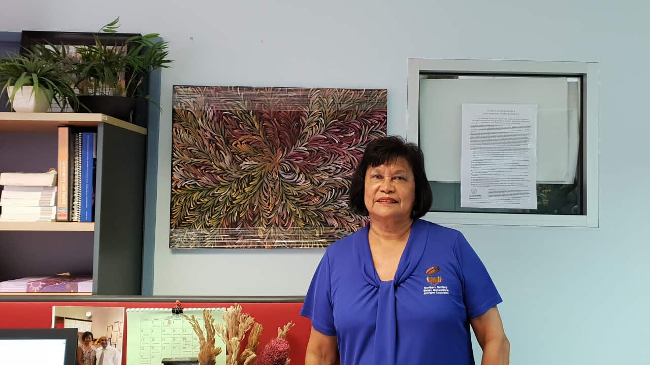 Auntie Maisie Austin CEO Northern Territory Stolen Generations Aboriginal Corporation