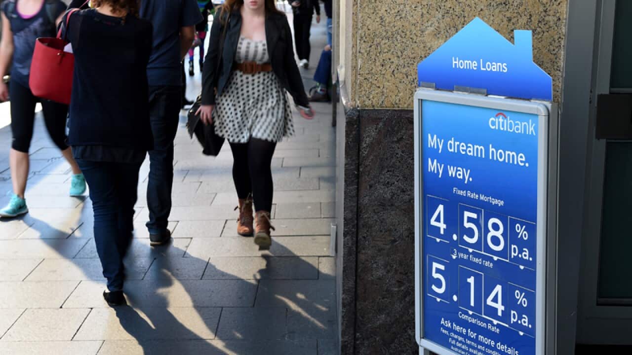 Advertising for home loans is seen at various financial institutions