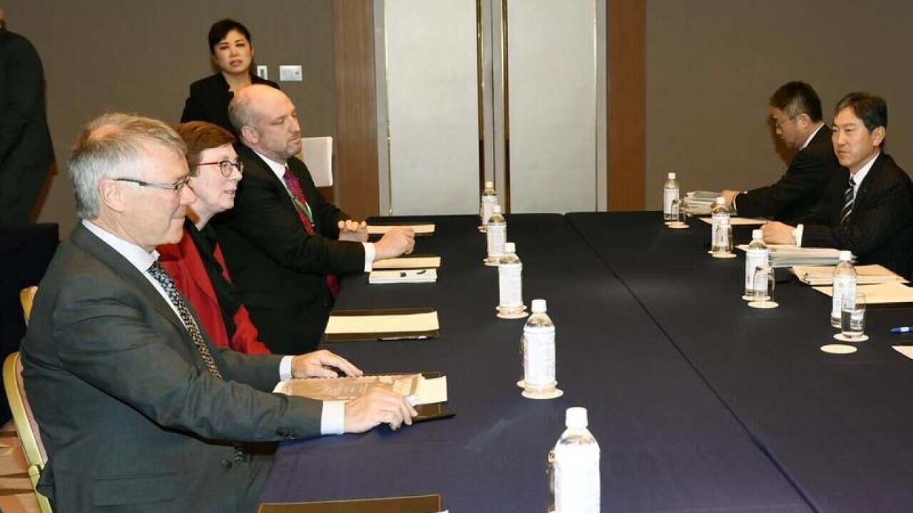 a meeting of representatives from the CPTPP member nations