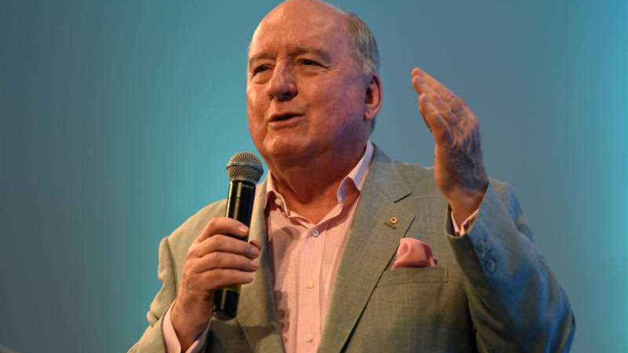 Radio presenter Alan Jones.