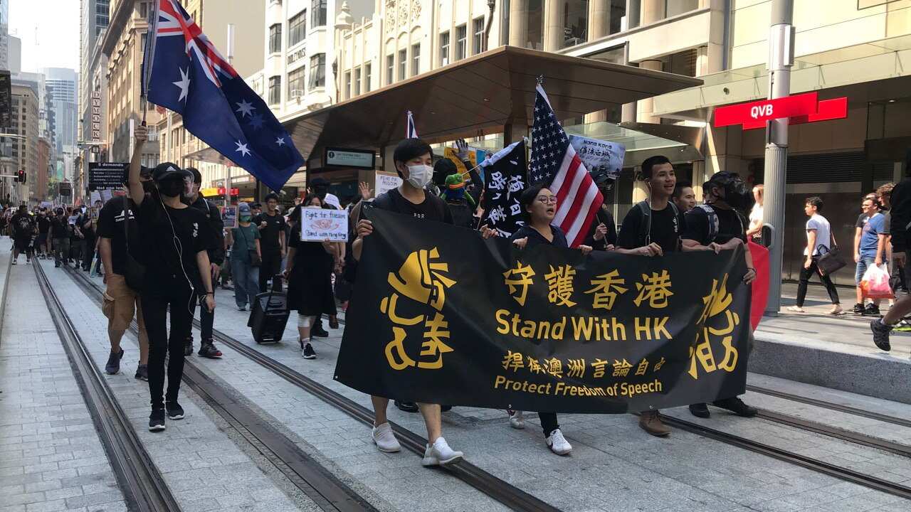 Protesters demand world's major economies sanction China over human rights concerns