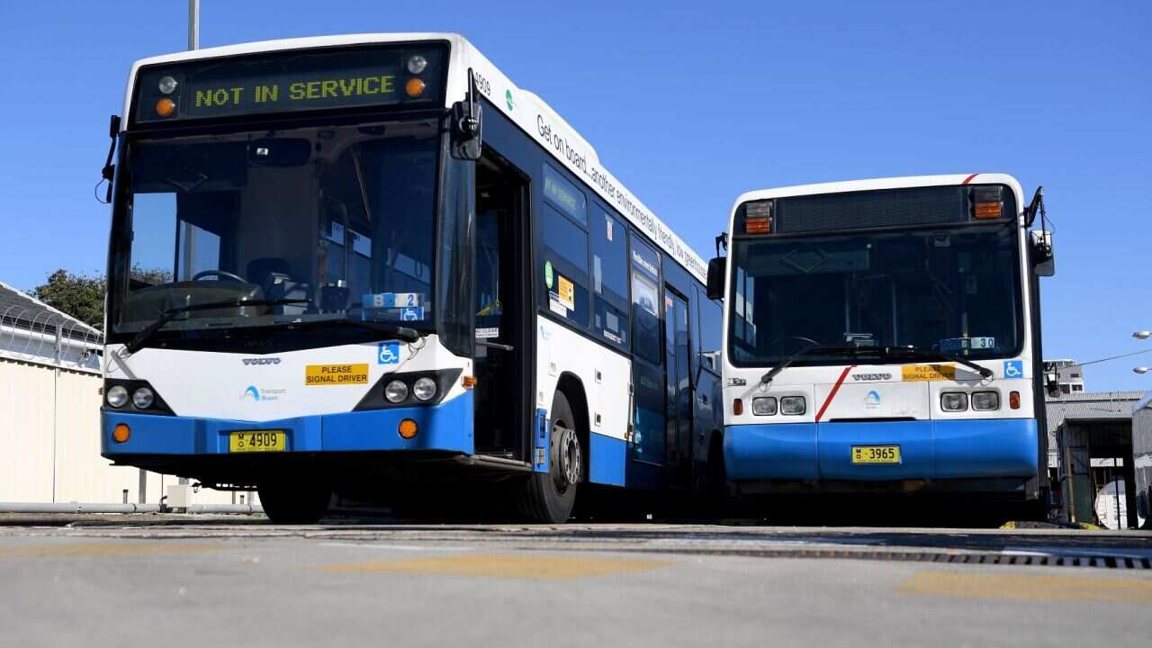 Hundreds of Sydney bus drivers are walking off the job this morning to protest a lack of rapid Covid testing at work.