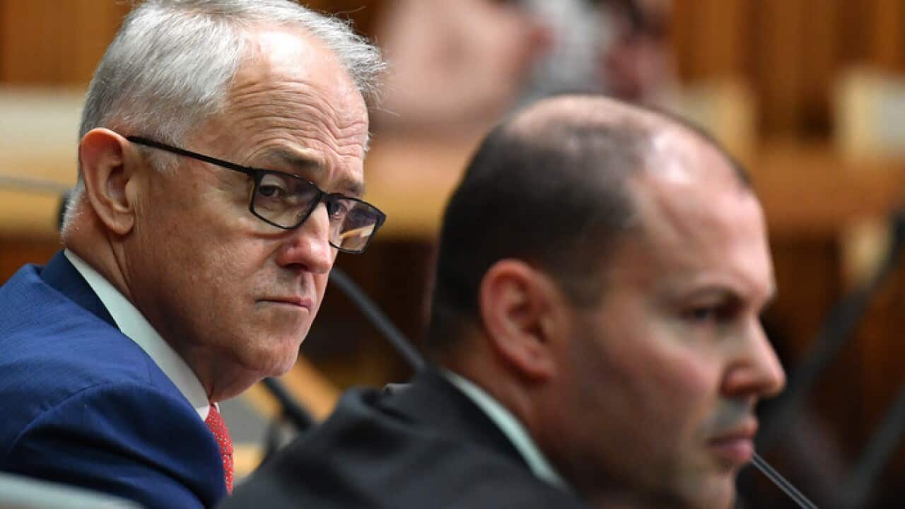 Malcolm Turnbull, left, and Energy Minister Josh Frydenberg (AAP)