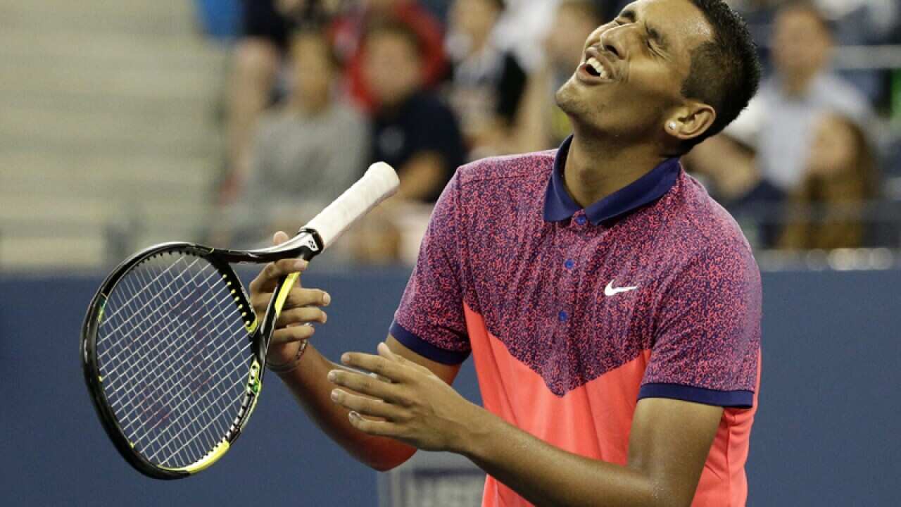 Nick Kyrgios of Australia during the 2014 US Open Tennis Championship