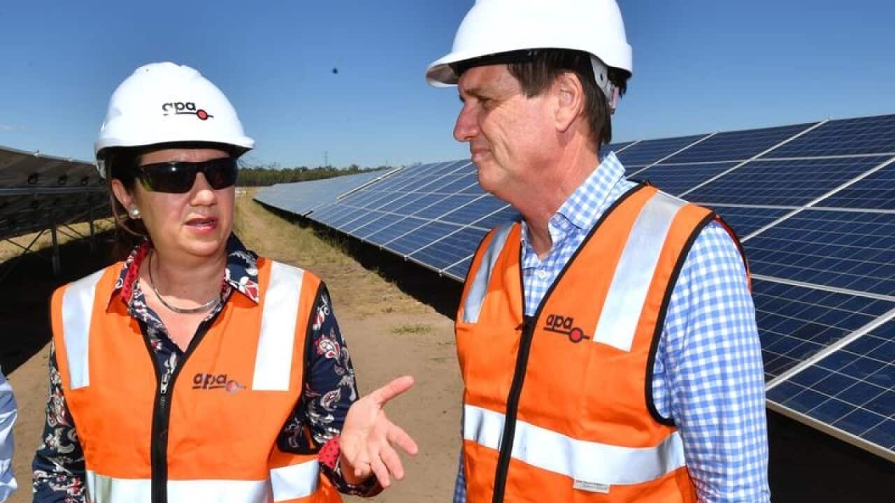 Queensland Premier Annastacia Palaszczuk Mines Minister Anthony Lynham