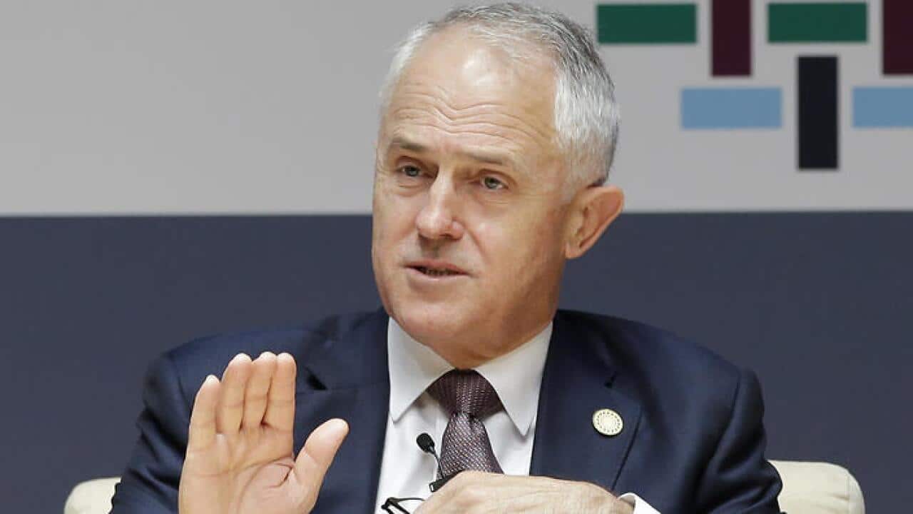Australia's Prime Minister Malcolm Turnbull