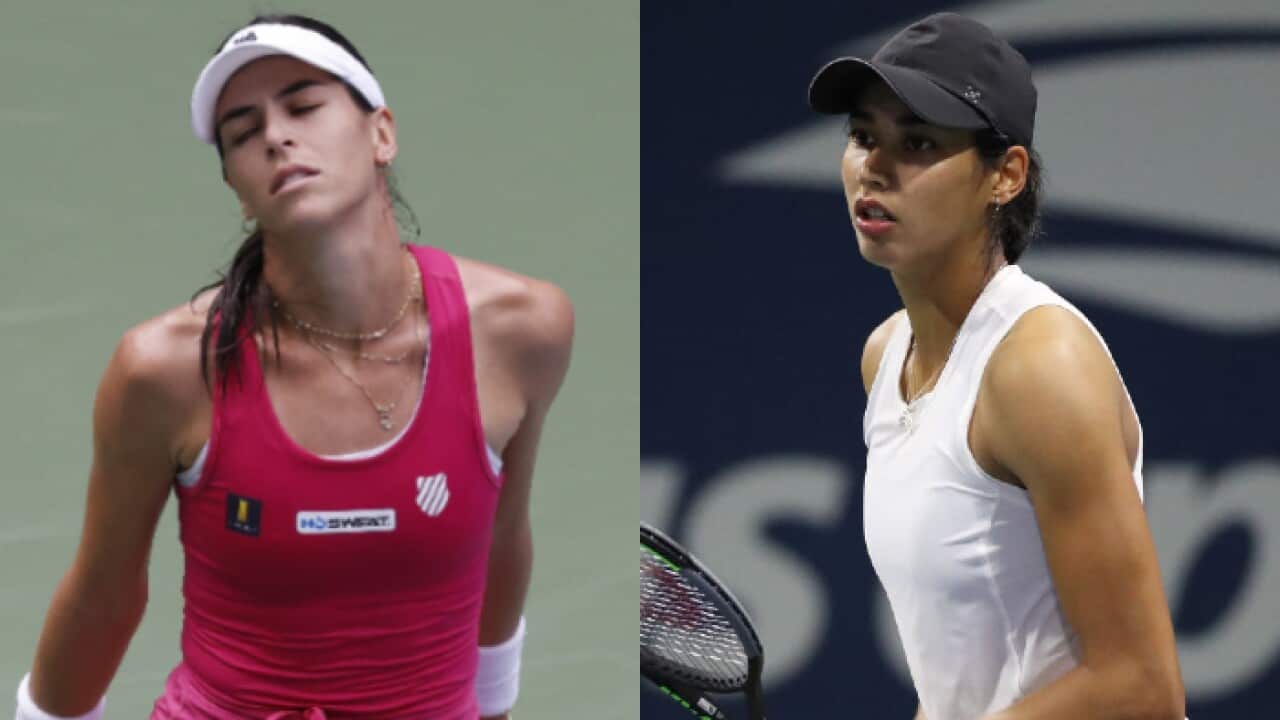 Ajla Tomljanovic and Astra Sharma both suffered first-round exits
