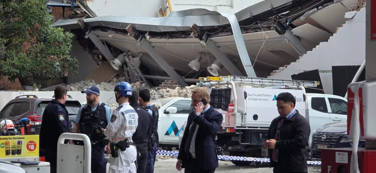 Inner-city Collapse: Two Hospitalised After Building Crumbles in Sydney